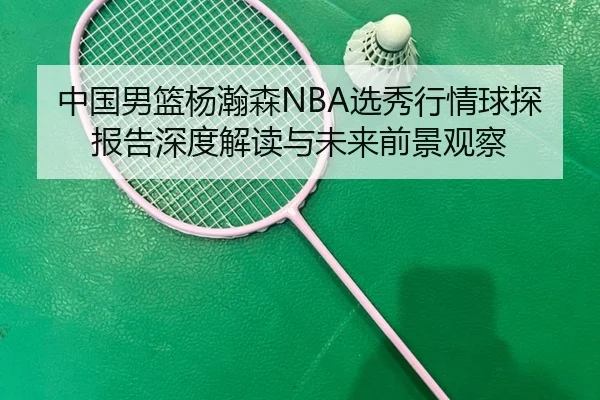 中国男篮杨瀚森NBA选秀行情球探报告深度解读与未来前景观察