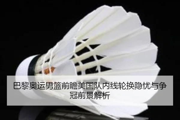 巴黎奥运男篮前瞻美国队内线轮换隐忧与争冠前景解析